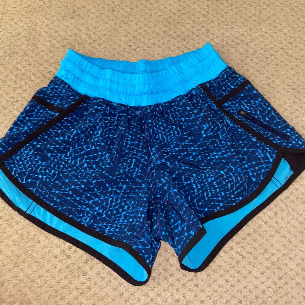 Lululemon Blue Hotty Hot Shorts Size 4